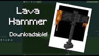 Blockbench | Modeling Lava Hammer (Original Object)