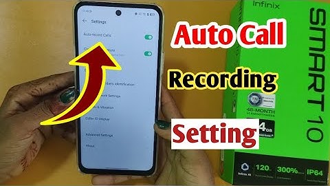 How to Enable Auto Call Recording setting in Infinix Smart 10 5G/Auto Call Recording kaise kare 