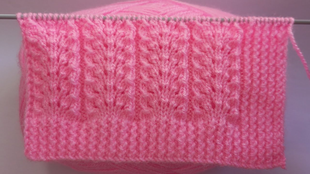 HERMOSO PUNTO TEJIDO A DOS AGUJAS | TEJIDOS ROSSY 💗