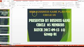 SCREENCAST PRESENTAION OF MMM