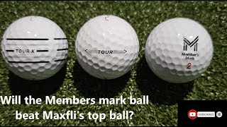 Maxfli's best Ball vs the Sam's Club golf Ball