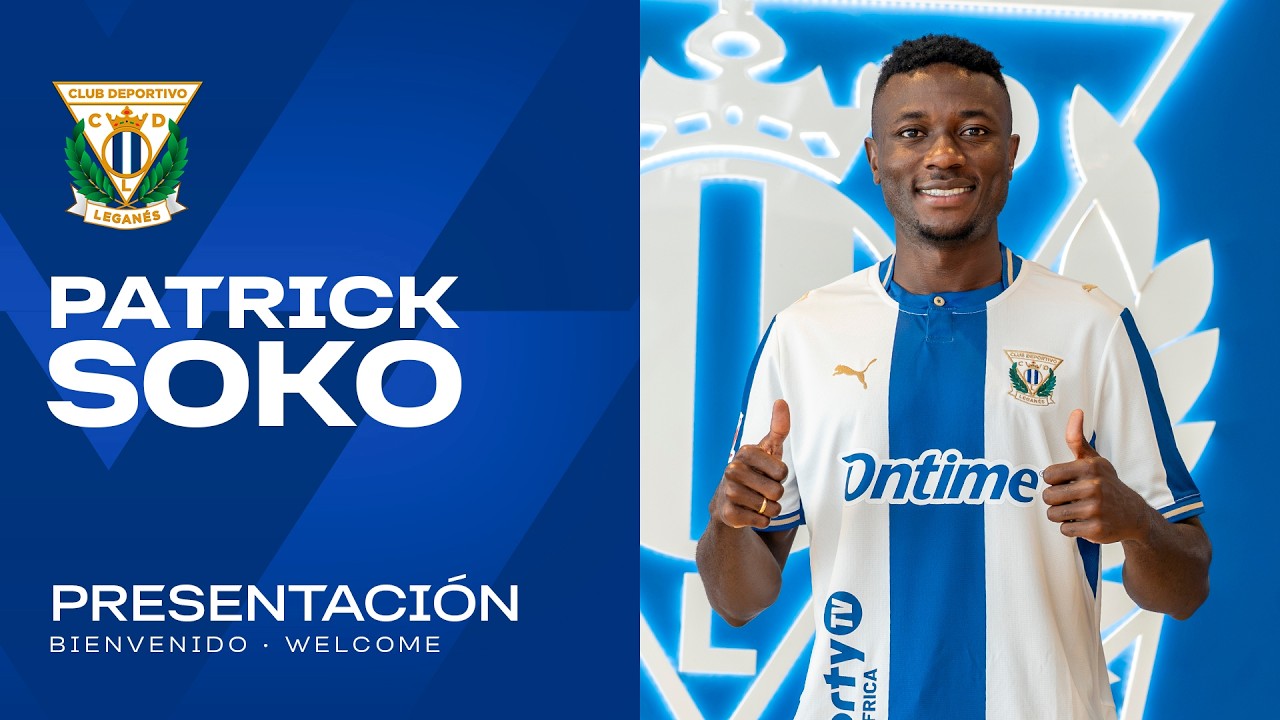 📹🎙️ Patrick Soko's presentation as a new CD Leganés player