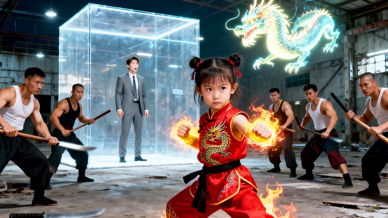 😨Niña vidente ve atentado contra CEO, 🐉invoca dragón y lo protege ¡fuerza del destino🥊!