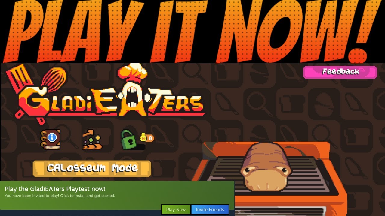 Cooking Mama x Pokemon Like Game | Тестирование GladiEaters уже началось