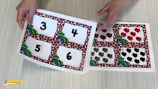 Week 14 - Mitten Counting Cards [Threes & Fours]
