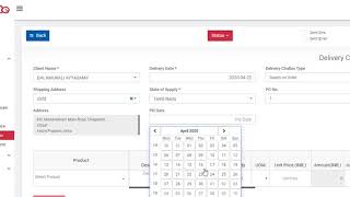 Information How to Add a delivery challan in Rednote Online Invoicing Software Update