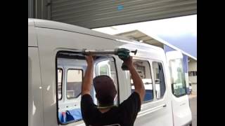 Ford transit 2017 window installation