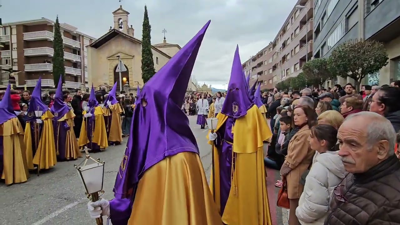 Semana Santa Segovia 2025. VídeoTour Procesión Santo Cristo de la Cruz. Cristo del Mercado 17/4/2025
