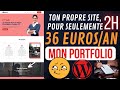 Crer en 2h un site web complet facilement et rapidement avec elementor free  wordpress