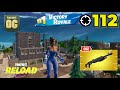 112 Elimination Solo "RELOAD” Gameplay Wins (Fortnite Chapter 7 PS5 Controller)