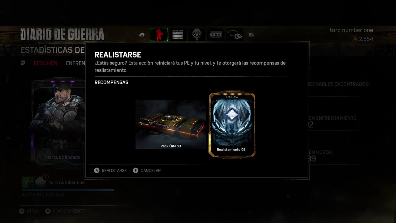 Gears Of War 4 Tercer Prestigio