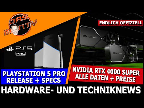 Nvidia RTX 4000 Super Offiziell | Playstation 5 Pro Release + Specs | Kommt die RTX 4080 Ti? | News