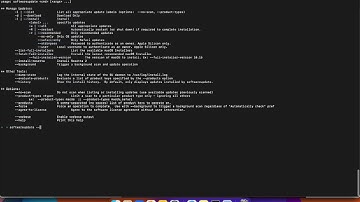 macOS: software update command line list