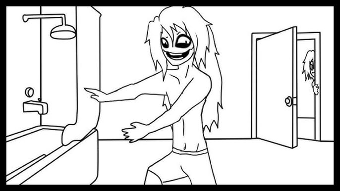 jeff the killer coloring pages to print