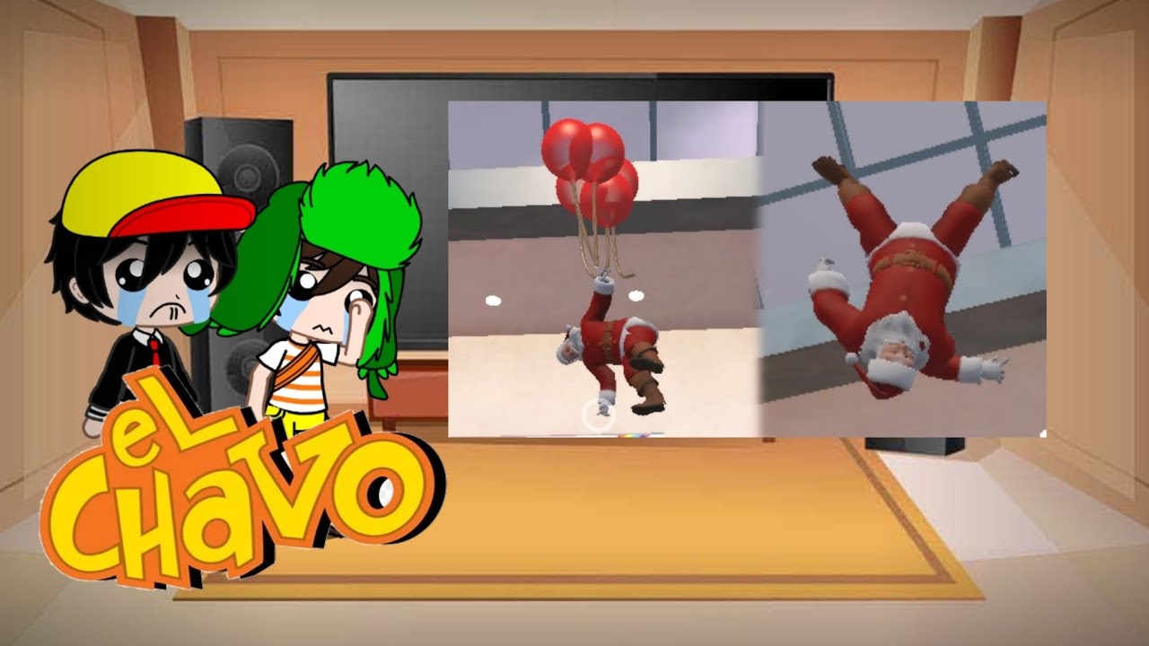 El Chavo y la Vecindad Reaccionan a Fernanfloo Juega Christmas shopper 2🎅🎄