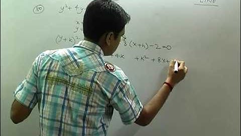 Shifting of Axes - Straight Lines Part 24