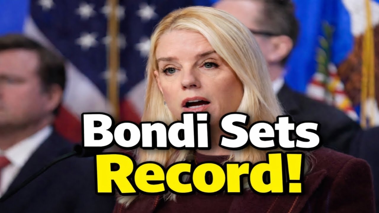 Pam Bondi Delivers Blunt Message and It Changes the Conversation Overnight?
