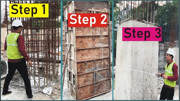 Column Details On Site Practical Training #columndesign #column #civilpracticalsitetraining