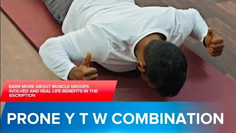 Prone Y T W combination (dynamic shoulder stability, scapular stability, shoulder strength,endurance