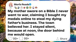 My mother swore on a Bible I never went to war, claiming I bought my medals online to steal my dying