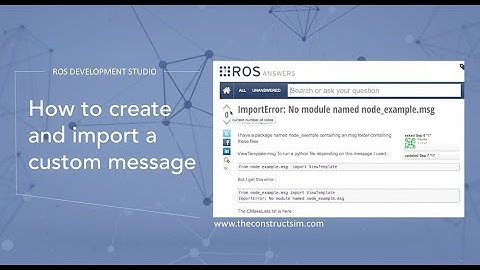 [ROS Q&A] 027 - How to create and import a custom message