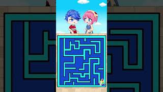 POV✨🏰 Anna &amp; Alex: The Magic Maze Rescue Challenge! | Gacha Life Stories #shorts