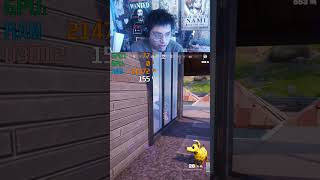 Que bueno que soy 😳 MSI Afterburner al Límite 🔥 #Fortnite #FPS #MSIAfterburner #Shorts”