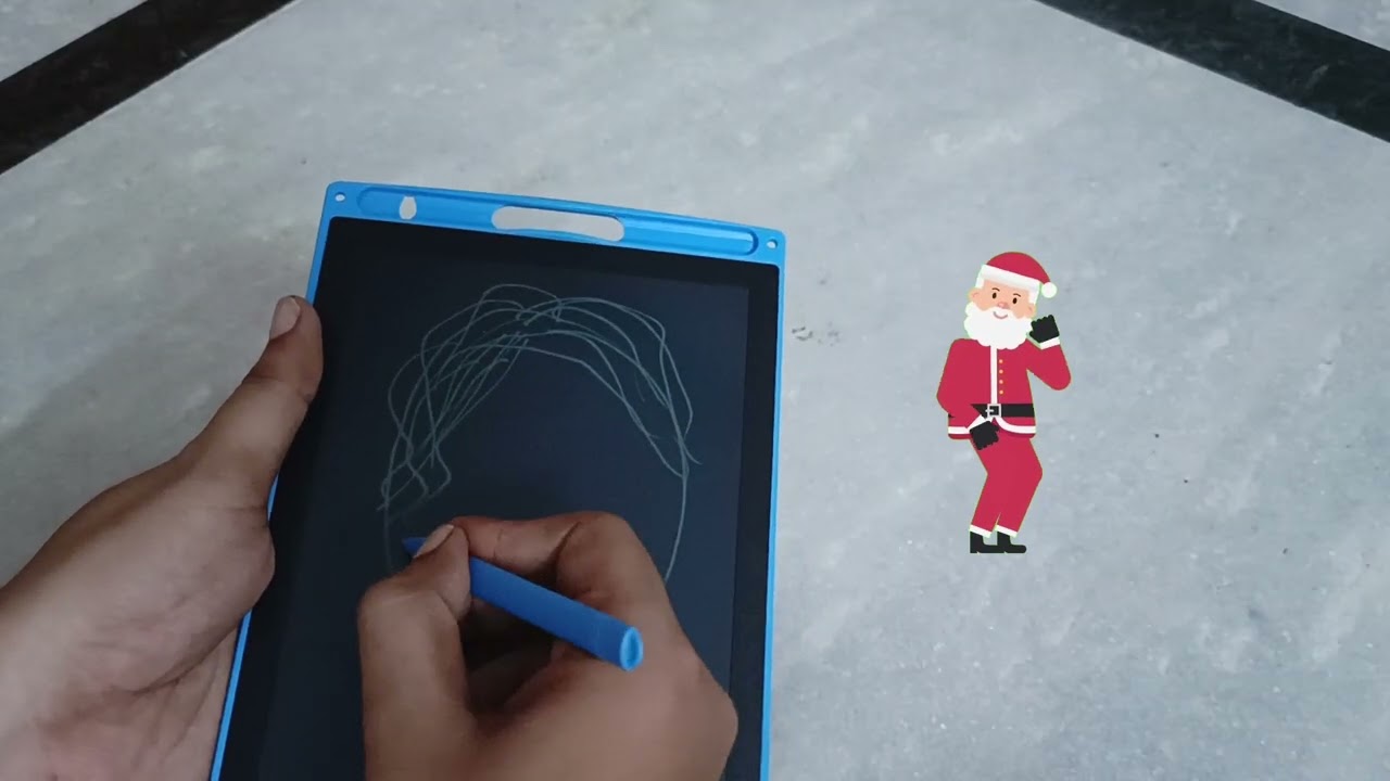 Experiment with 8.5 inch LCD writing tablet 