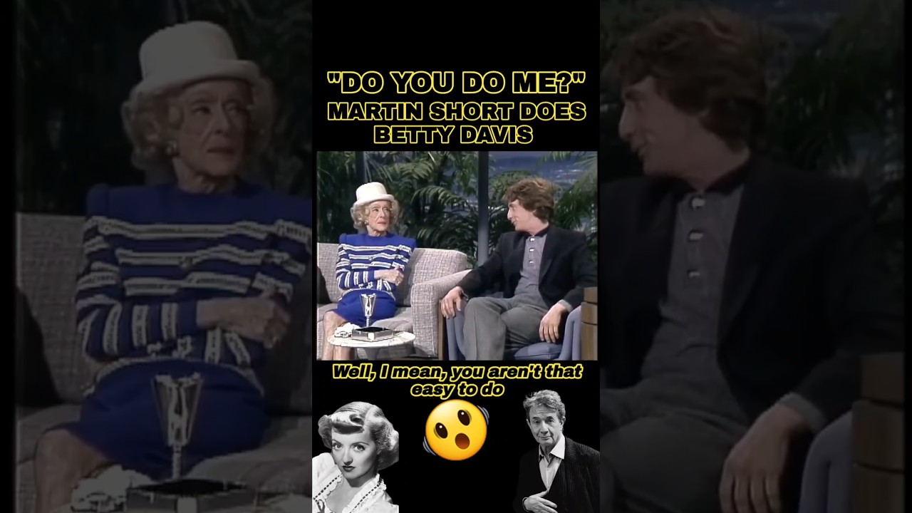 Martin Short does Bette Davis & she isn't impressed 
