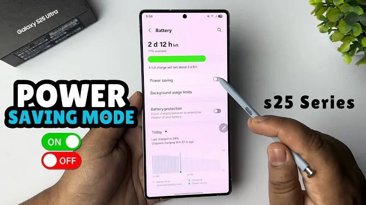 How To Turn Power Saving Mode ON/OFF in Samsung Galaxy S25/ S25+/ S25 Ultra