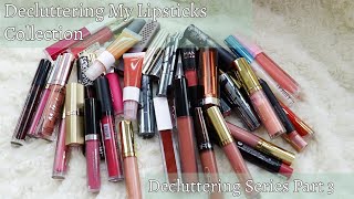 Decluttering My Lipsticks and Lip glosses 2020  Part 3 | My Lipstick Collection