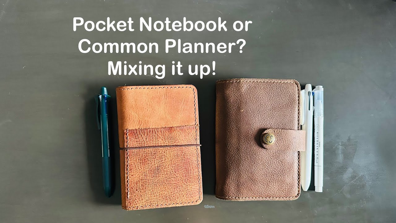 Sterling Ink Pocket Common Planner or Notebook | Changing Things Up | Koji Paper  | Daily Journaling