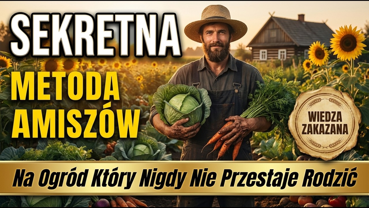 Sekretna metoda Amiszów na ogród, który nigdy nie przestaje rodzić
