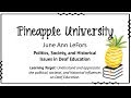 FSDB Pineapple University: Politics, Society, and Historical Issues in Deaf Education