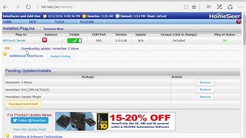 Installing HomeSeer plug ins