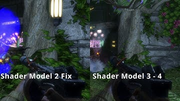 BioShock - Shader Model 2 Fix vs. 3 - Comparison