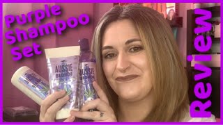 Aussie Blonde hydration Shampoo, Conditioner & 3mm Mask Review / Toning Brassy Hair / Demo & Review screenshot 5