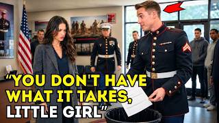 104. A Marine Recruiter Tossed Her Application In The Bin—Then The Commandant Walked In And Salute