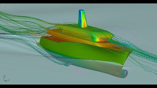Streamlines In Orca3D Marine Cfd