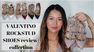 VALENTINO ROCKSTUD SHOES review / collection | Isabelle Ahn