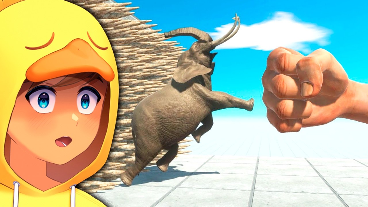 SOCO ÉPICO! Quem Consegue Sobreviver? ( Saito Reage a Animal Revolt Battle Simulator )