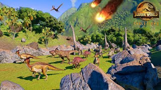 Dinosaurs Escaping Volcano Explosion in Isla Nublar | Episode 1 | Jurassic World Evolution 2