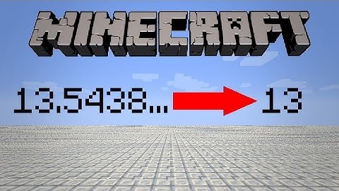 Integer Alignment with Commands - Minecraft Tutorial