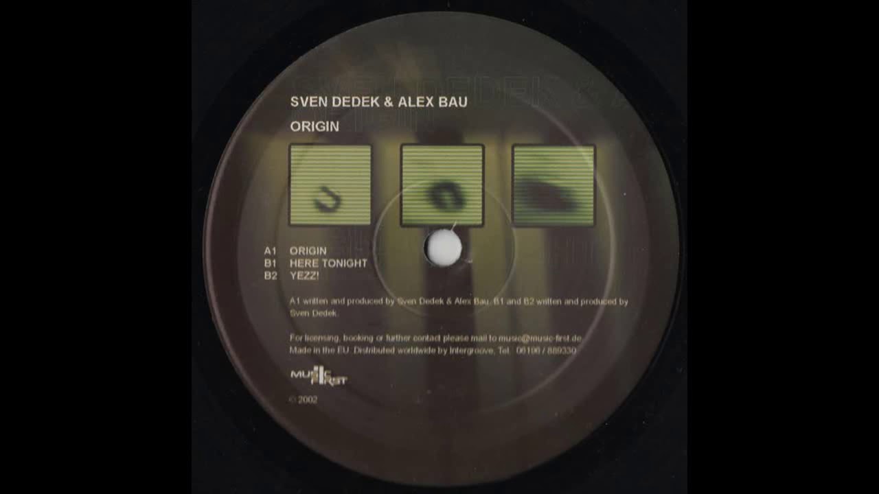 Sven Dedek & Alex Bau - Origin