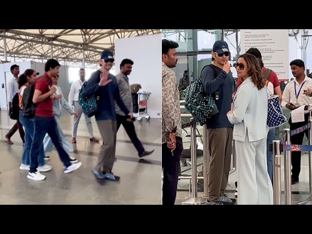 Mahesh Babu's Louis Vuitton bag at Hyd airport turns heads, it is worth Rs…