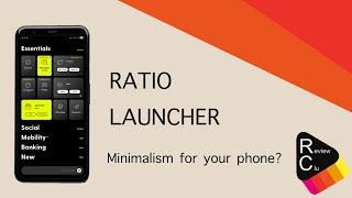 Ratio Launcher Overview - Minimalism for your phone? screenshot 5