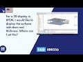 FAQ 000256 | For a 3D display in RFEM, I would like to display the surfaces with their real thick...