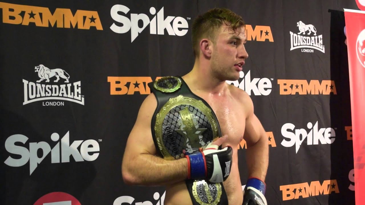 BAMMA 23 Post fight interview with Stuart Austin