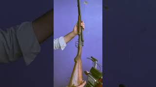 espingarda antiga muito boa de chumbo