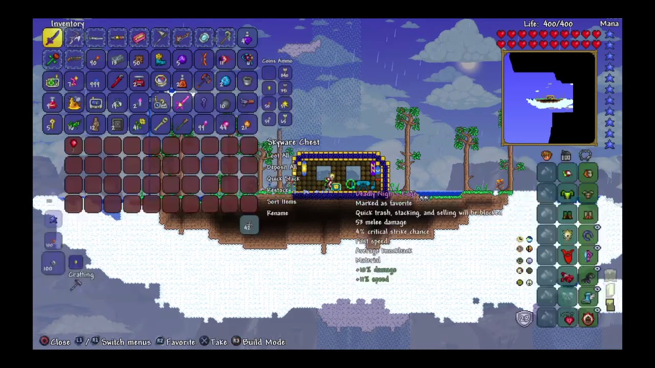 Terraria how to find sky islands YouTube